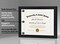 Americanflat 11x14 Diploma Frame in Black - Displays 8.5x11 Diplomas with Mat or 11x14 Without Mat - Shatter-Resistant Glass and Hanging Hardware Included